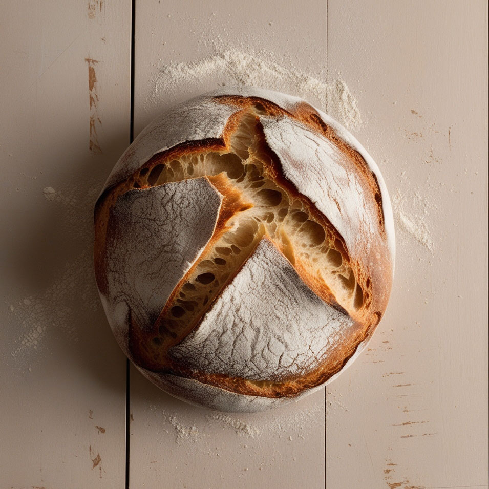 Sin gluten y sin leche. Panadería.